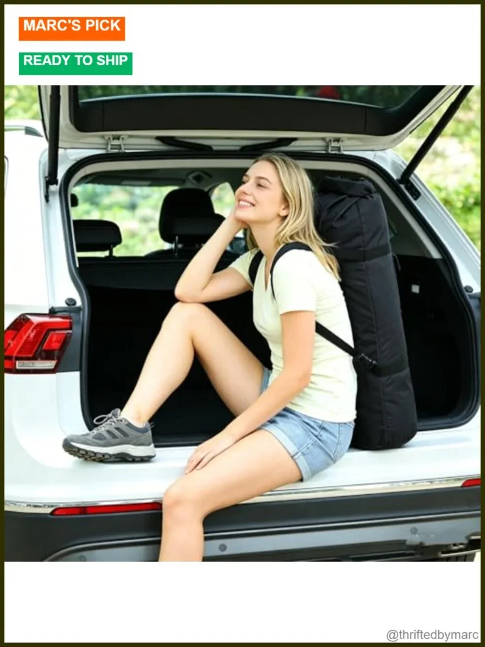 Heavy Duty 900D Oxford Camping Chair Bag, Padded Shoulder Straps, Click Clack